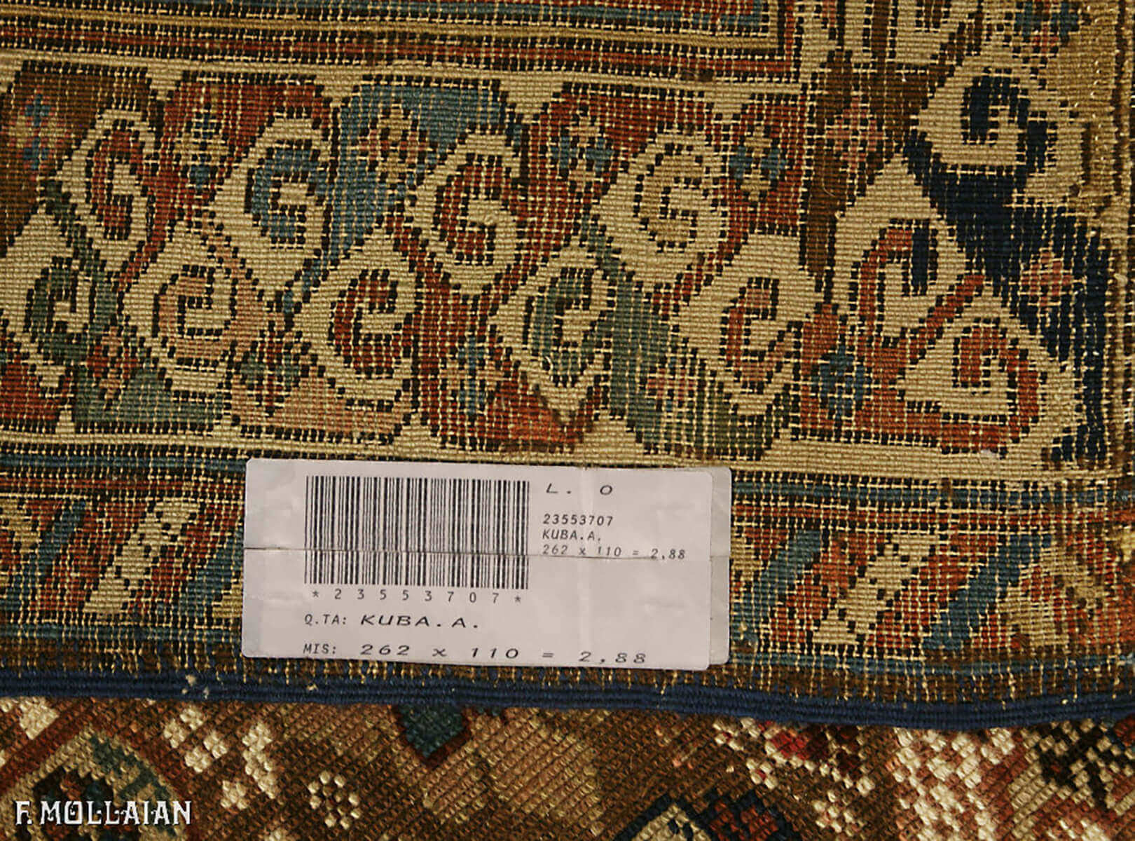 Teppich Spur Kaukasischer Antiker Kuba (Quba) n°:23553707